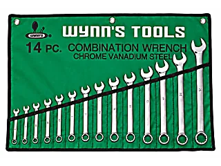 ชุดประแจปากตาย-แหวนข้าง 14 ชิ้น W0327D WYNNTOOLS